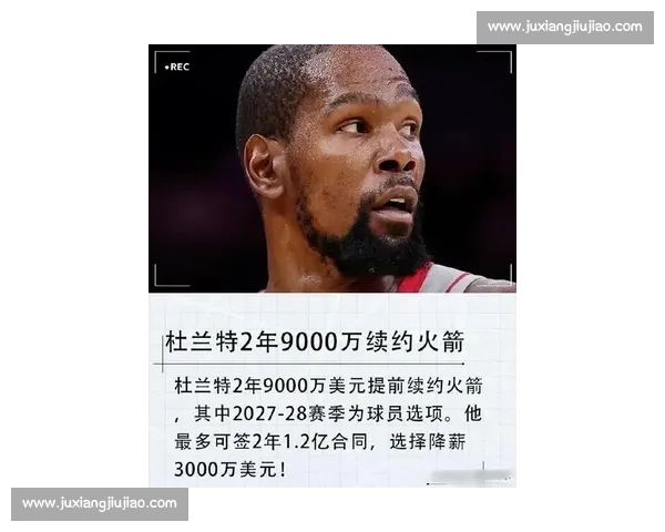 杜兰特空降休斯顿!范乔丹沦为牺牲品,火箭组杜哈双核剑指总冠军 杜兰特空降休斯顿!范乔丹沦为牺牲品,火箭组杜哈双核剑指总冠军